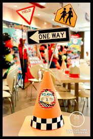 Diy Road Cones For Racing Cars Theme Party Car Themed Parties Cars Theme Birthday Party Race Car Birthday Party