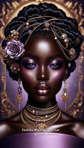 Appreciation of black queen artwork in Afrofuturism