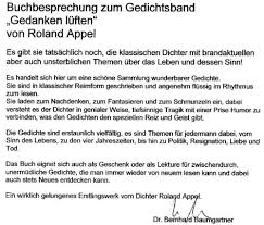 Das leben mit all seinen facetten. Gedanken Luften Gedichte Und Spruche Amazon De Appel Roland Bucher