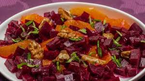 Salade De Betteraves Oranges Et Noix Recette Betterave Salade Betterave Salade