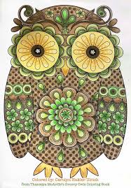 Lots of free coloring pages and original craft projects, crochet and knitting patterns, printable boxes, cards, and recipes. Groovy Owls Coloring Book By Thaneeya Mcardle Thaneeya Com