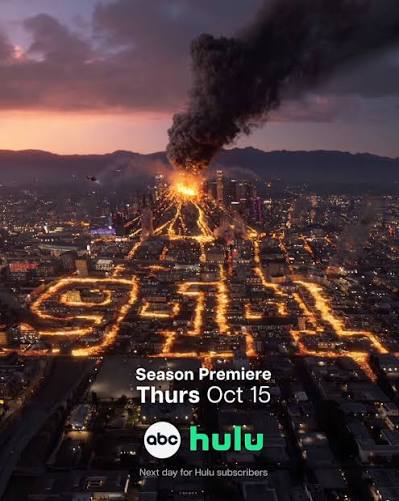 This is ash-tounding. Season 10 of #911onABC premieres October 15 on ABC. Stream on Hulu.