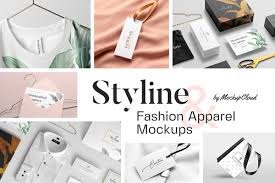 Styline Fashion And Apparel Mockup In 2020 Clothing Mockup Mockup Business Card Mock Up