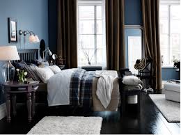Masculine Bedroom Blue Brown Neutrals Ikea Bedroom Design Bedroom Colors Bedroom Design