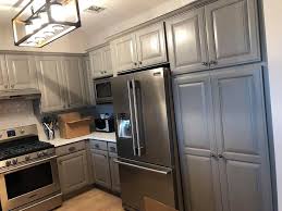Sherwin williams dovetail 7018 dovetail is a great charcoal gray with a hint of a blue undertone. Transformation To Sherwin Williams Dovetail From Honey Maple W Calacutta Caldia Traditional Kitchen By Long Island Wood Renewal Llc Houzz