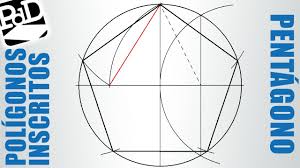 Un pentágono regular tiene 5 lados con la misma longitud cada lado, y 5 ángulos con la misma graduación cada uno. Pentagono Regular Inscrito En Una Circunferencia Poligonos Regulares Cicunscritos Youtube