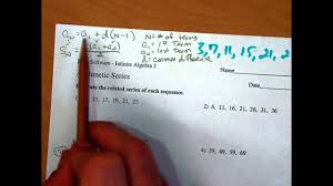 Arithmetic Sequences Worksheet Answers Arithmetic Series Worksheet 3 7 11 15 21 23 In 2020 Word Problem Worksheets Text Features Worksheet Systems Word Problems