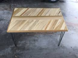 Poplar Table With Hairpin Legs Coffee Table Table Furniture Design