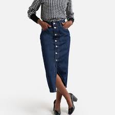 Codes promo, ventes flash, livraison offerte, trouvez le produit de vos rêves à prix réduit ! Jupe En Jean Longue Boutonnee A Ouverture Juniper Ridge Levi S La Redoute