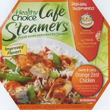 Healthy Choice Orange Zest Chicken Cafe Steamer Food In Real Life