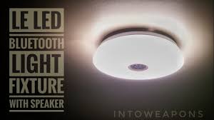 Led Music Ceiling Light Installation Review Youtube