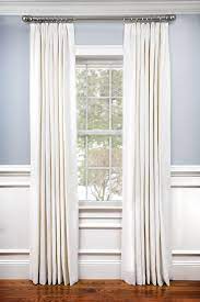 This beautifully simple back tab curtain panel will add a stylish look and feel to any room. Hidden Back Tab Drapery Panel Classic Off White Glynn Linen Custom Drapery Custom Drapery Panels Drapery Panels