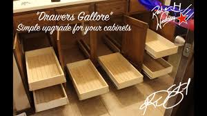 No sinks or holes, undermount solid surface or undermount porcelain sink. How To Make And Install Drawers For Your Bathroom Cabinet Youtube