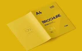 Download A4 Brochure Free Psd Mockup Freemockup