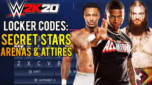By progressing through the mycareer campaign in wwe 2k20, you can unlock various new content. Wwe 2k20 Locker Codes Situation Secret Superstars Attires Arenas Youtube