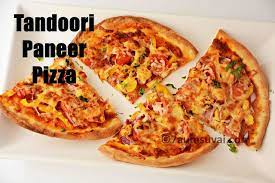 Tandoori Paneer Pizza Indian Style Paneer Pizza 7aum Suvai Tandoori Paneer Paneer Pizza Tandoori Recipes