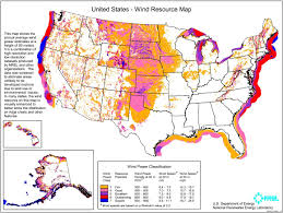 United States Ndash Wind Resource Map Obtained From Nrel
