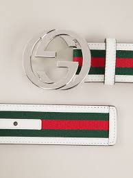 Authentic men gucci belt white green red hiit's the holidays, christmas time means. Gucci Striped Belt In White For Men Lyst