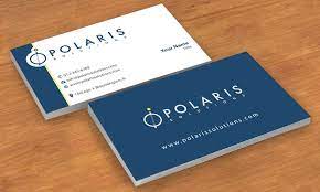 Simply the best business card software available. Business Business Card Design For Polaris Solutions By Sbss Design 4696800