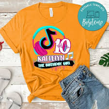 Maybe you would like to learn more about one of these? Personalized Tiktok Birthday Shirt Tik Tok Shirt For Girls Bobotemp