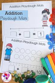 Free Addition 1 To 10 Playdough Mats Playdough Kindergarten Math Playdough Addition Activities Kindergarten