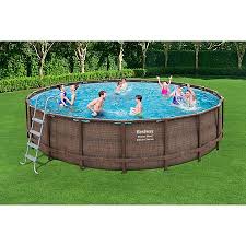 Power Steel Deluxe Series 20 X 48 Pool Set Sam S Club In 2020 Pool In Ground Pools Oval Pool