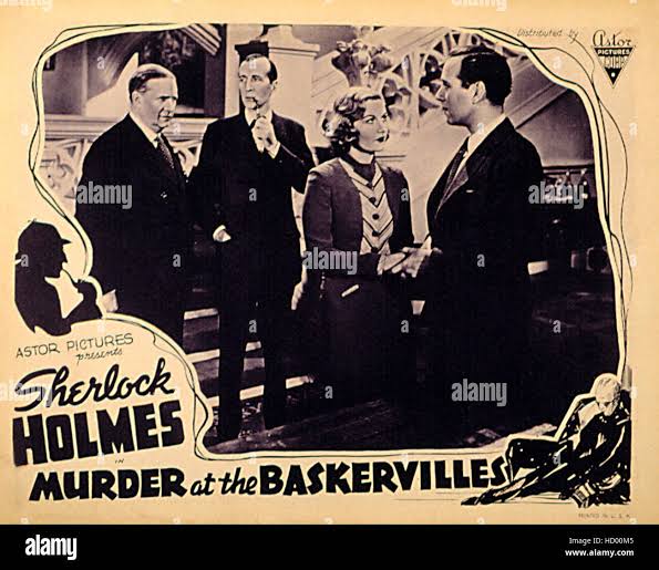 SILVER BLAZE, (aka MURDER AT THE BASKERVILLES), Ian Fleming, Arthur Wontner  as Sherlock Holmes, Judy Gunn, Arthur Macrea, 1937 Stock Photo - Alamy