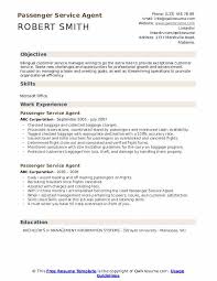 As demonstrated in this free customer service agent cover letter sample, make sure the last paragraph of your cover letter makes a strong personal statement that will grab the attention of the reader. Passenger Service Agent Resume Samples Qwikresume