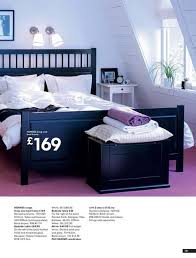 Hemnes Bedroom Black Bed Light Bedding And White Side Table White Bedroom Black Furniture Black Bedroom Furniture Pink Bedroom Furniture