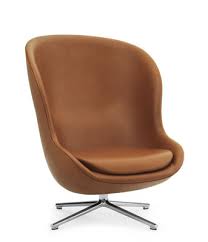 Amstyle lift design drehsessel sessel leder optik weiss ideas designer relaxsessel leder. Drehsessel Hyg Von Normann Copenhagen Braun Made In Design