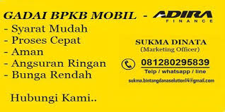 Akan tetapi, pinjaman dana tunai dengan penyedia tersebut bukanlah tanpa resiko. Pinjaman Jaminan Gadai Bpkb Mobil Jakarta Dan Seluruh Indonesia