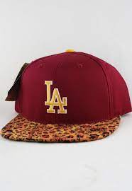 La Dodgers Custom Cheetah Print Snapback Hat Cap 59 99 Via Etsy Cheetah Print Snapback Hats Fitted Hats