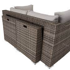 Or a doze in the sun, because lets face it the cosy sofa and armchairs look so inviting, perfect for a chilled garden party with all your friends on those long summer evenings. Maevea Rattan Effect 4 Seater Coffee Set Diy At B Q