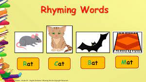 If two words sound the same or have the same ending sound, they rhyme. Grade 2 English Grammar Rhyming Words Youtube