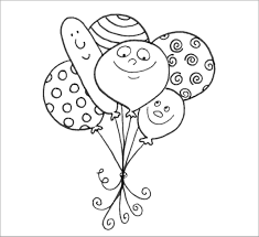 The hot air balloon with a passenger. Printable Balloons Coloring Pages Coloringbay