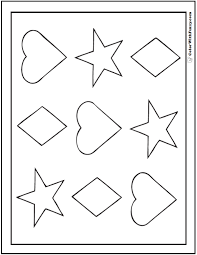 The set includes facts about parachutes, the statue of liberty, and more. 80 Shape Coloring Pages Digital Pdf Squares Circles Triangles