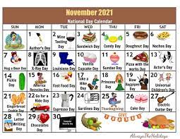 Learn more about the economic and social importance of lighthouses. November National Day Calendar 2021 Free Printable Calendars