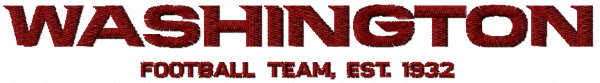1200 x 1200 png 14 кб. Washington Football Team Logo Embroidery Design