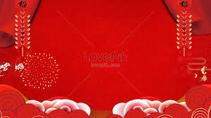Red Festival Chinese New Year Background Chinese New Year New Year S Day Spring Festiva Chinese New Year Background Fireworks Design Chinese New Year Design