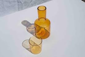 Maison Balzac Miel Carafe Glass Yellow On Garmentory Carafe Glass Perfumed Candle
