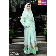 Cocok untuk dipakai disaat santai di rumah. Terbatas Nibras Ns 15 Hijau Baju Hamil Muslim Busana Muslim Shopee Indonesia