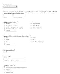Maybe you would like to learn more about one of these? Event Feedback Form In Indonesian Template Formulir Jotform