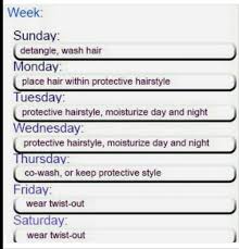 Night time natural hair regimen. 4c Hair Natural Hair Regimen Calendar Novocom Top