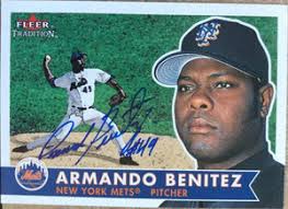 Armando Benitez Autographed 1998 Fleer Tradition #406