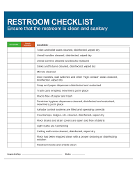 In this article we have provided you with home renovation checklist templates that you can customize for your home renovation projects in the future as well as home renovation examples where you can get inspiration from when you will create your own checklist. Restroom Checklist Template Free Download