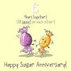 Whatever the situation, it's still appropriate to acknowledge the anniversary and send good vibes the couple's way. 3