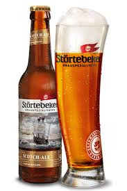 Stortebeker Scotch Ale Mit Glas Vodka Haus