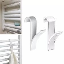 Our heated towel rails and towel radiators are available in a wide range of styles, sizes and finishes; 5pcs High Quality Hanger For Heated Towel Rail Radiator Tubular Bath Hook Holder Bathroom Hangers Small Back Radiator Cap Hook Hangers Racks Aliexpress