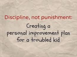 You can send them a personal message from their facebook or twitter pages. Discipline Not Punishment Creating A Personal Improvement Plan For A Troubled Kid