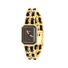 Maybe you would like to learn more about one of these? Chanel Black Gold Plated Stainless Steel Premiere Women S Wristwatch 20 Mm Chanel Tlc